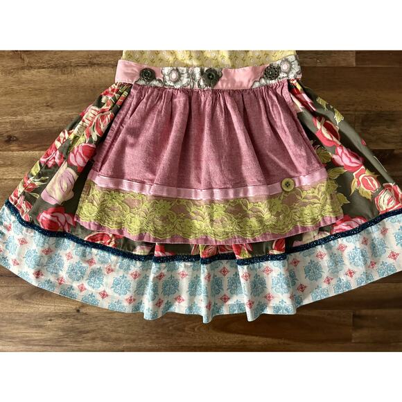 Matilda Jane Camp MJC Another Perfect Day Floral Sleeveless Knot Yellow Dress 4 - Picture 4 of 7